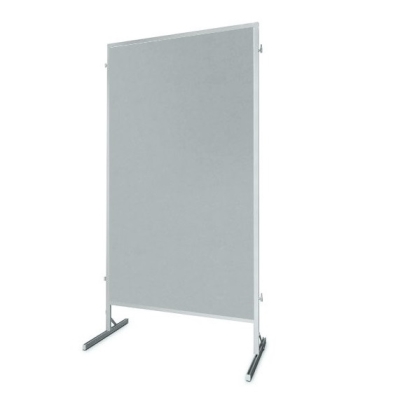 Textil board screen with legs